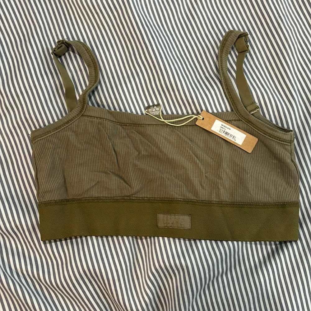 Skims nwt green soft Lounge bralette size small